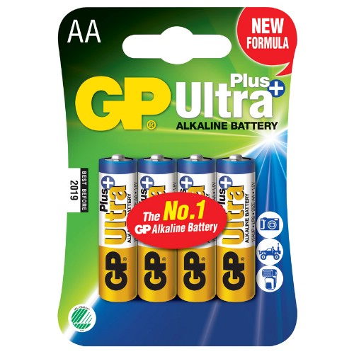 Alkaliska batterier GP Ultra+
