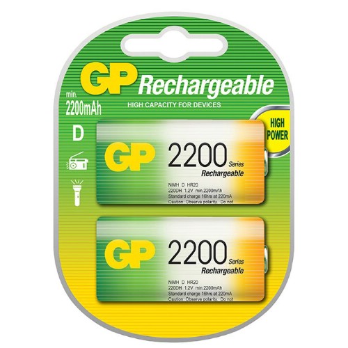 Uppladdningsbara batterier GP Rechargeable NiMH