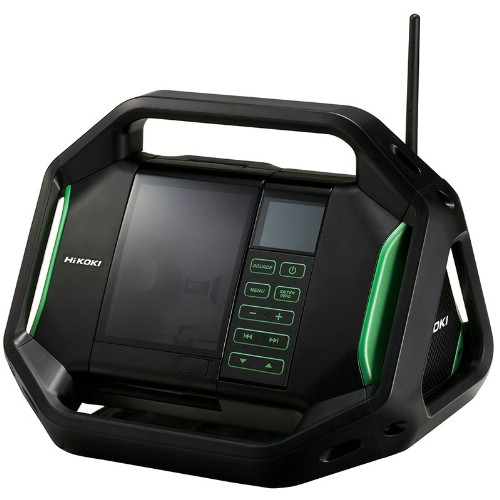 Arbetsplatsradio HIKOKI UR 18DSAL 14,4-18 V utan batteri