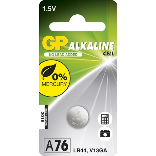 Knappcellsbatteri GP<br />Alkalisk