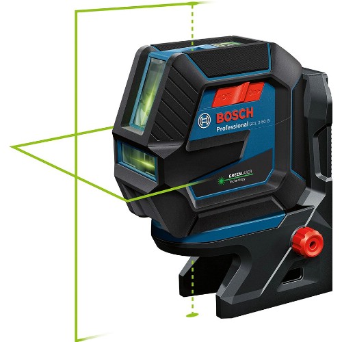 Kors- och punktlaser BOSCH GCL 2-50 G + RM10 + DK10