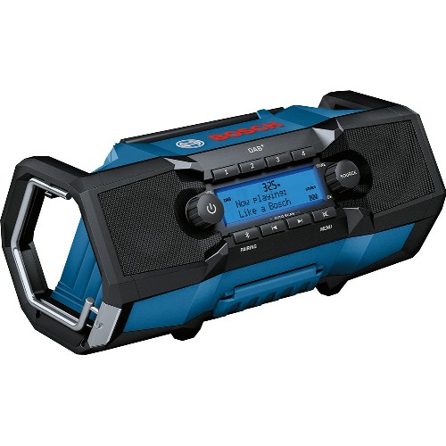 Arbetsplatsradio BOSCH GPB 18 V-2 SC utan batteri