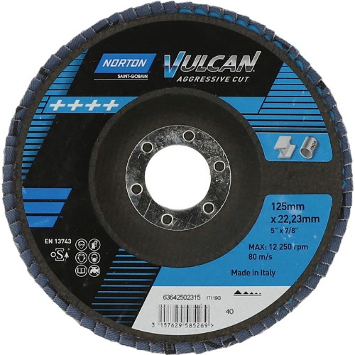 Lamellrondell NORTON Vulcan R842 vinklad