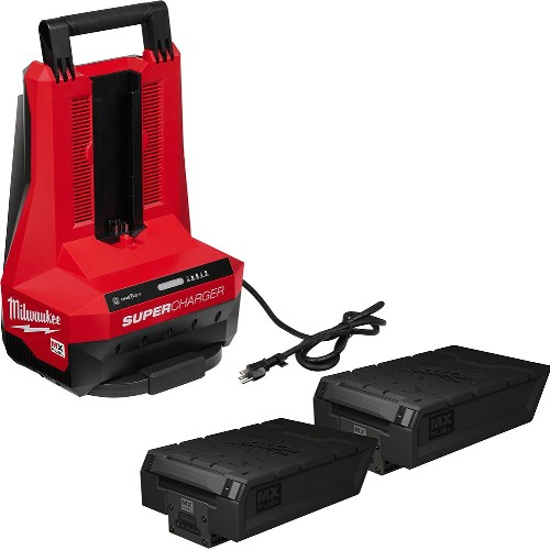 Laddare- och batteripaket MILWAUKEE 2x72 V 8,0 Ah MX Fuel RedLithium-Ion Forge Laddare- och batteripaket MILWAUKEE 2x72 V 8,0 Ah MX Fuel RedLithium-Ion Forge