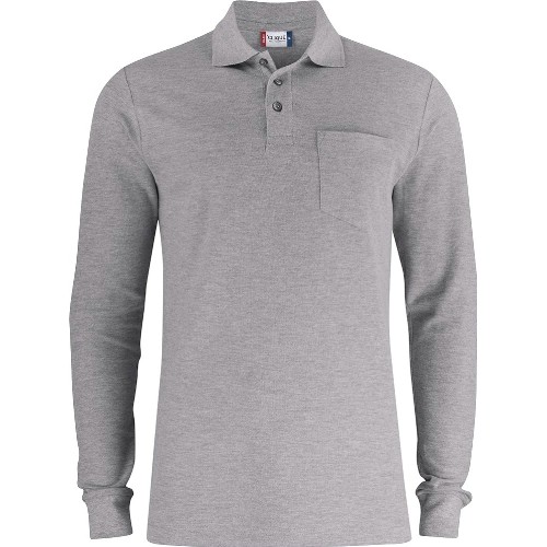 Pikétröja CLIQUE Basic Polo Pocket L/S Herr Lång ärm