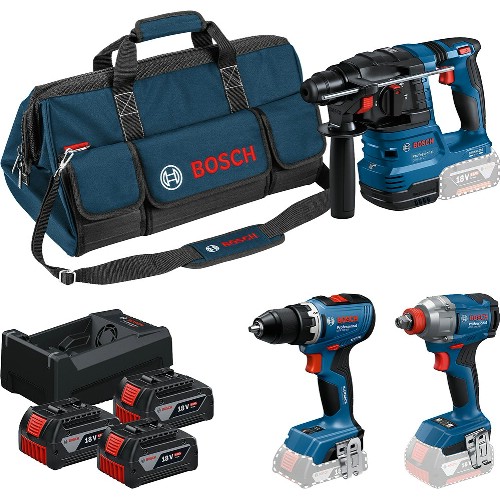 Kombipaket BOSCH GSR/GDX/GBH 18 V