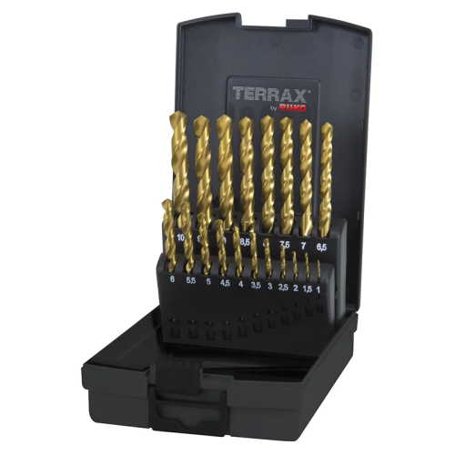 Borrsats TERRAX HSS-G TIN 1,0-10,0mm